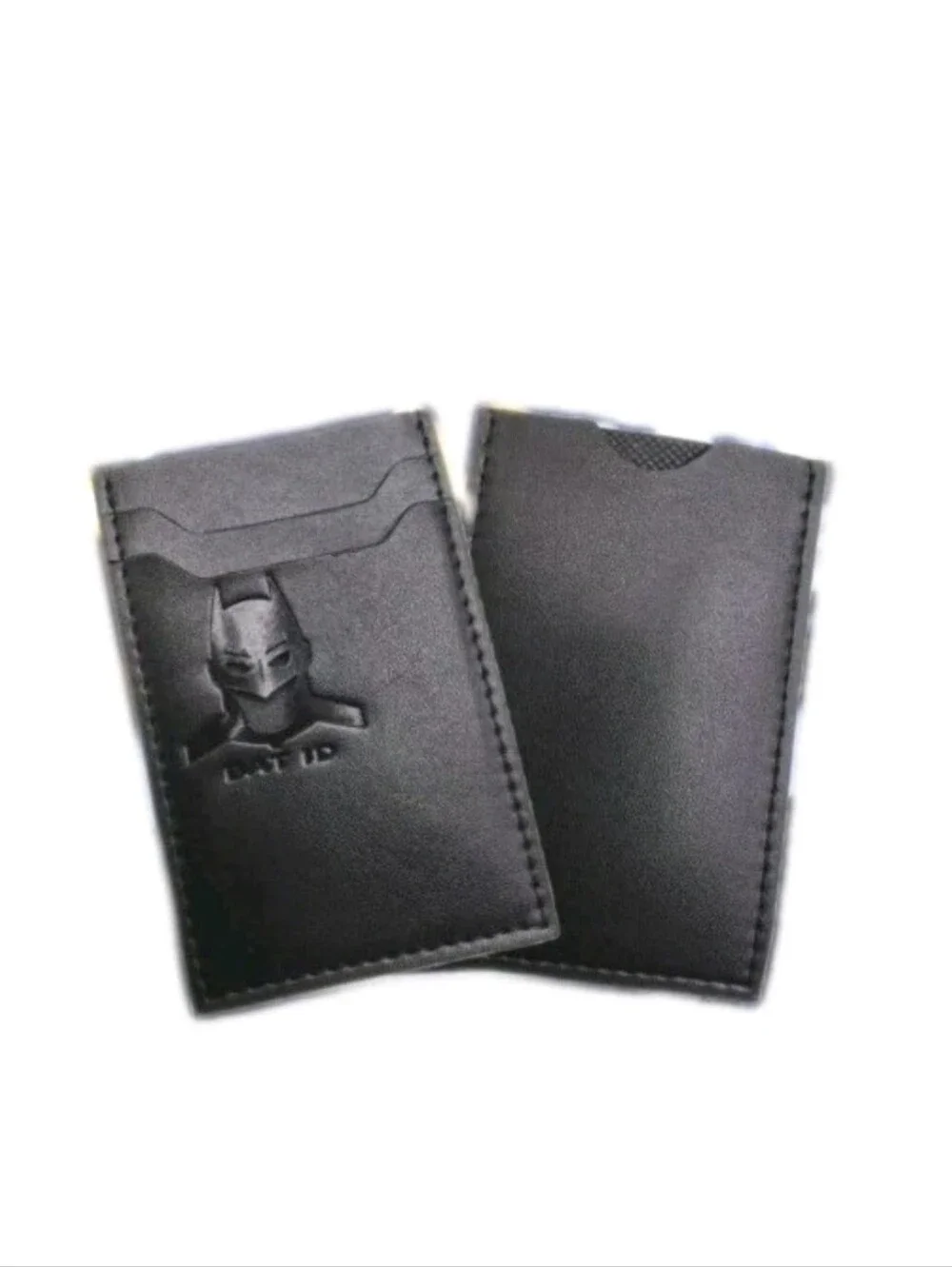Bat iD Batman Vertical Wallet ID Holder Black NIB